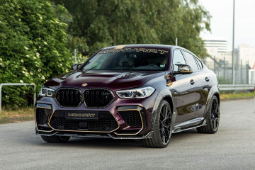 Manhart представил единственный в своем роде BMW X6 M с карбоновым кузовным комплектом Forged Gold