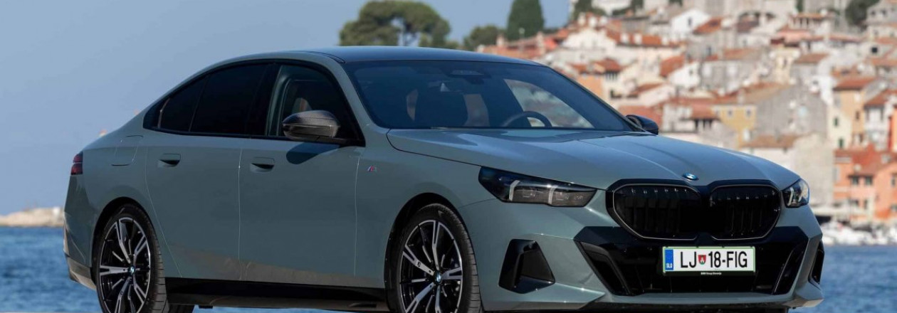 2024 BMW 5 Series впервые показан в цвете Cape York Green