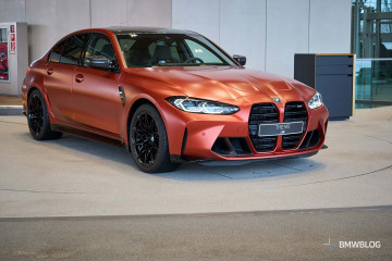 2024 BMW M3 Frozen Orange на BMW Welt BMW M серия Все BMW M