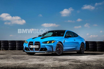 2025 BMW M4 CS в синем Riviera Blue и зеленом Isle of Man Green