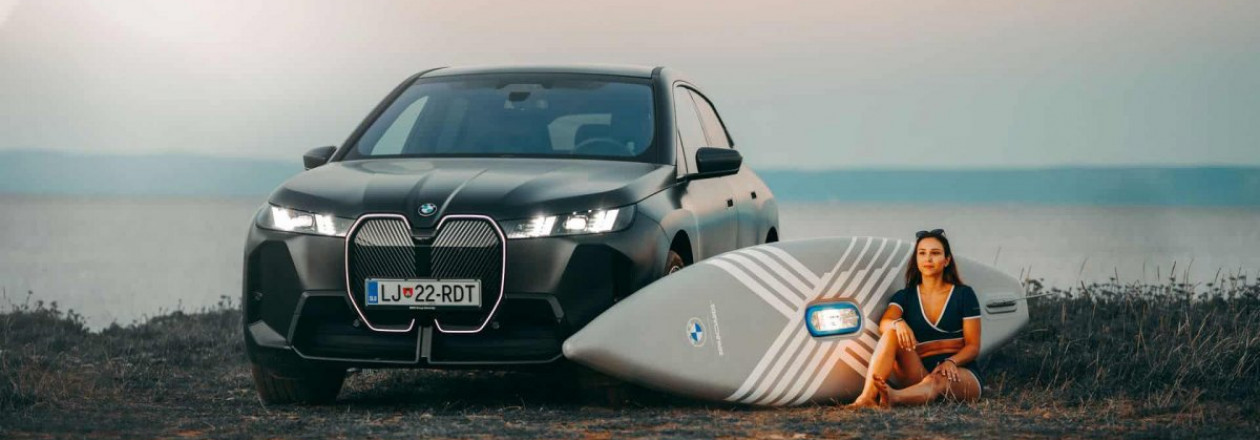 Первый электрический сапборд BMW